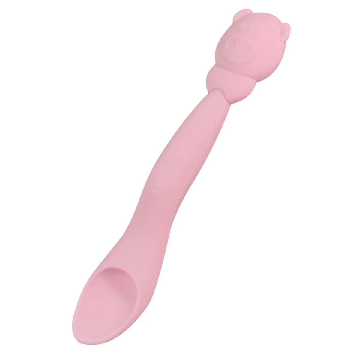 Colher Em Silicone Para Papinha Porquinha Pokey - Marcus & Marcus
