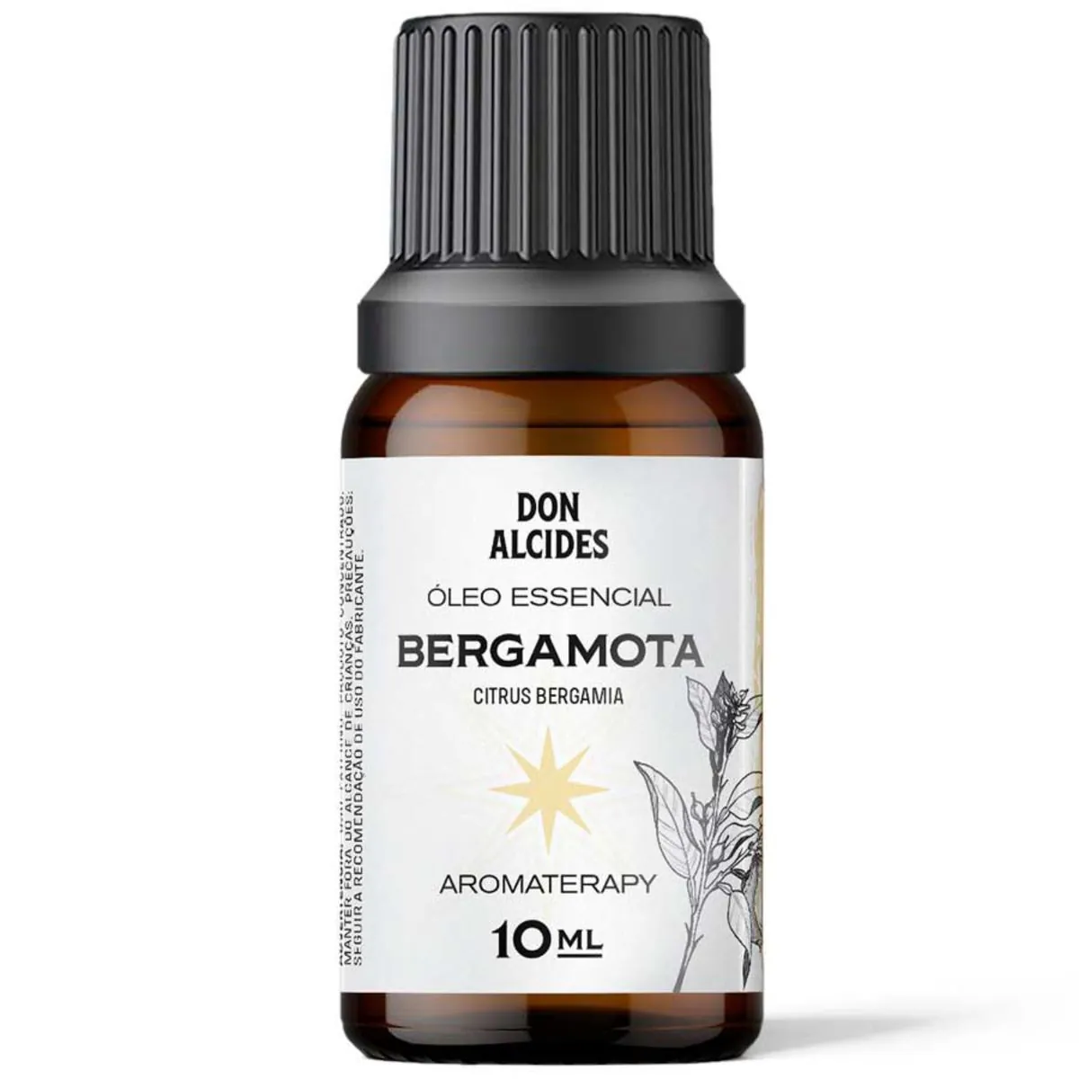 Óleo Essencial Bergamota Aromaterapia 10mL Don Alcides