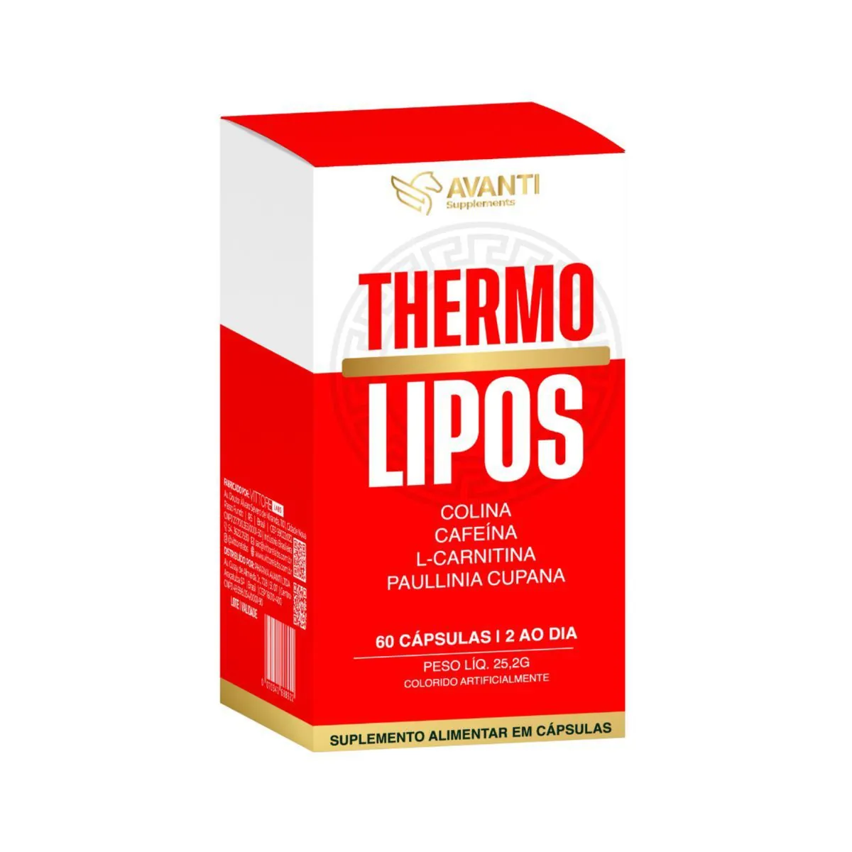ThermoLipos Termogênico Emagrecedor 60 Cápsulas - Avanti Supplements