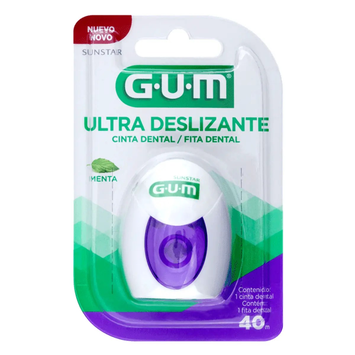Fita Dental Ultra Deslizante Gum Menta 40m