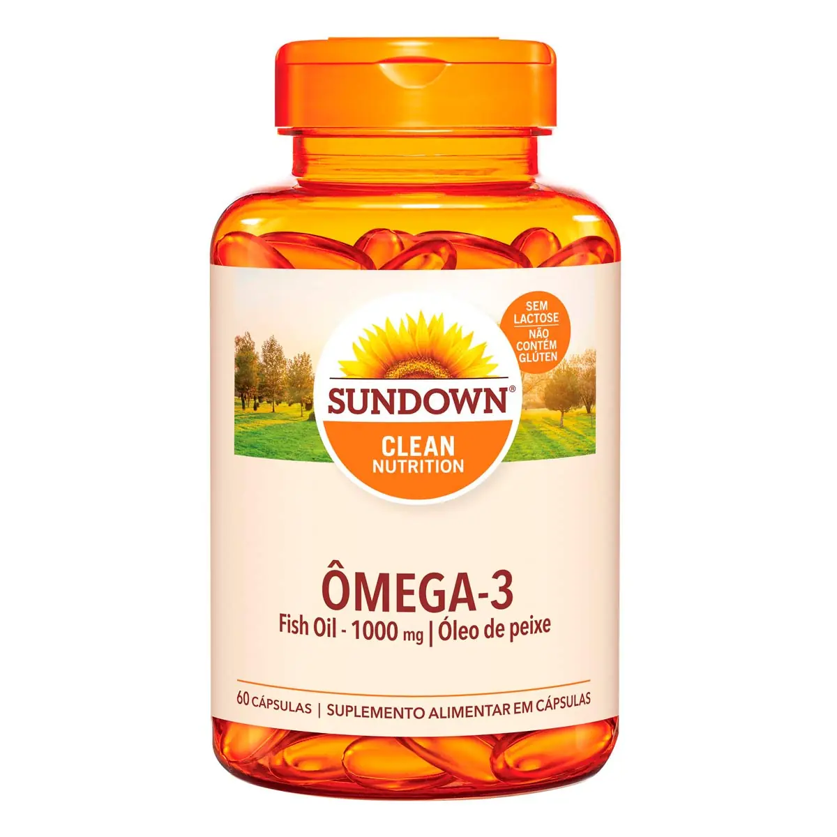Suplemento Alimentar Sundown Ômega 3 1.000mg 60 Cápsulas - Suplemento Alimentar Sundown Ômega 3 1000