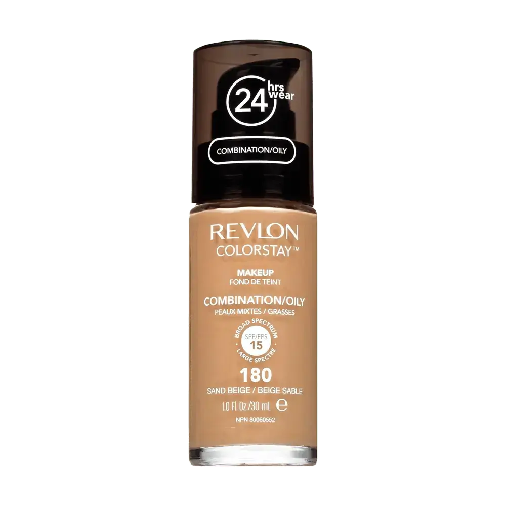 REVLON BASE CLST COMB/OILY SKIN SAND BEIGE 180