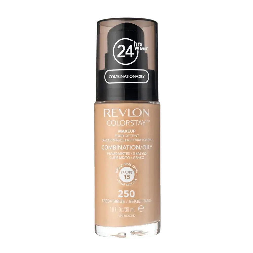 Revlon ColorStay 24 Horas Pele Mista à Oleosa FPS15 250 Beige - Base Líquida 30ml