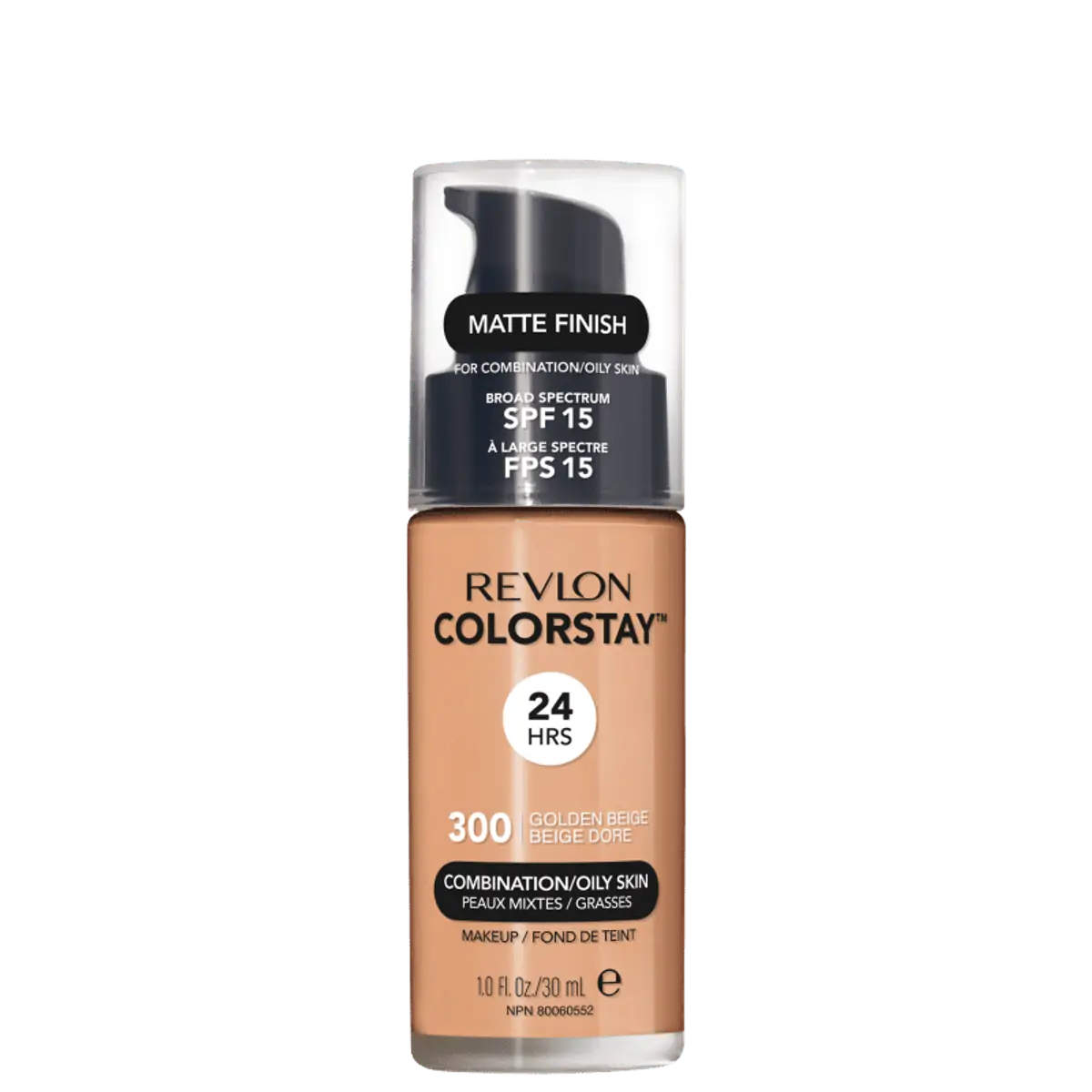 Revlon ColorStay 24h Pele Mista à Oleosa FPS15 300 Golden Beige - Base Líquida 30ml - 300-Golden-Bei