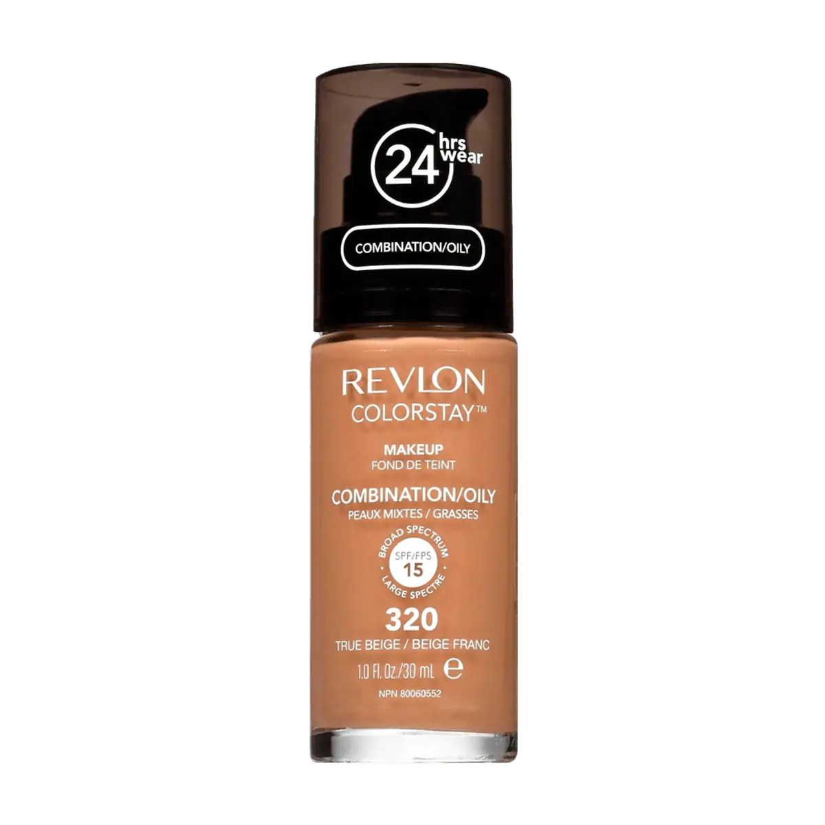 Revlon ColorStay 24h Pele Mista à Oleosa FPS15 320 True Beige - Base Líquida 30ml - 300-True-Beige