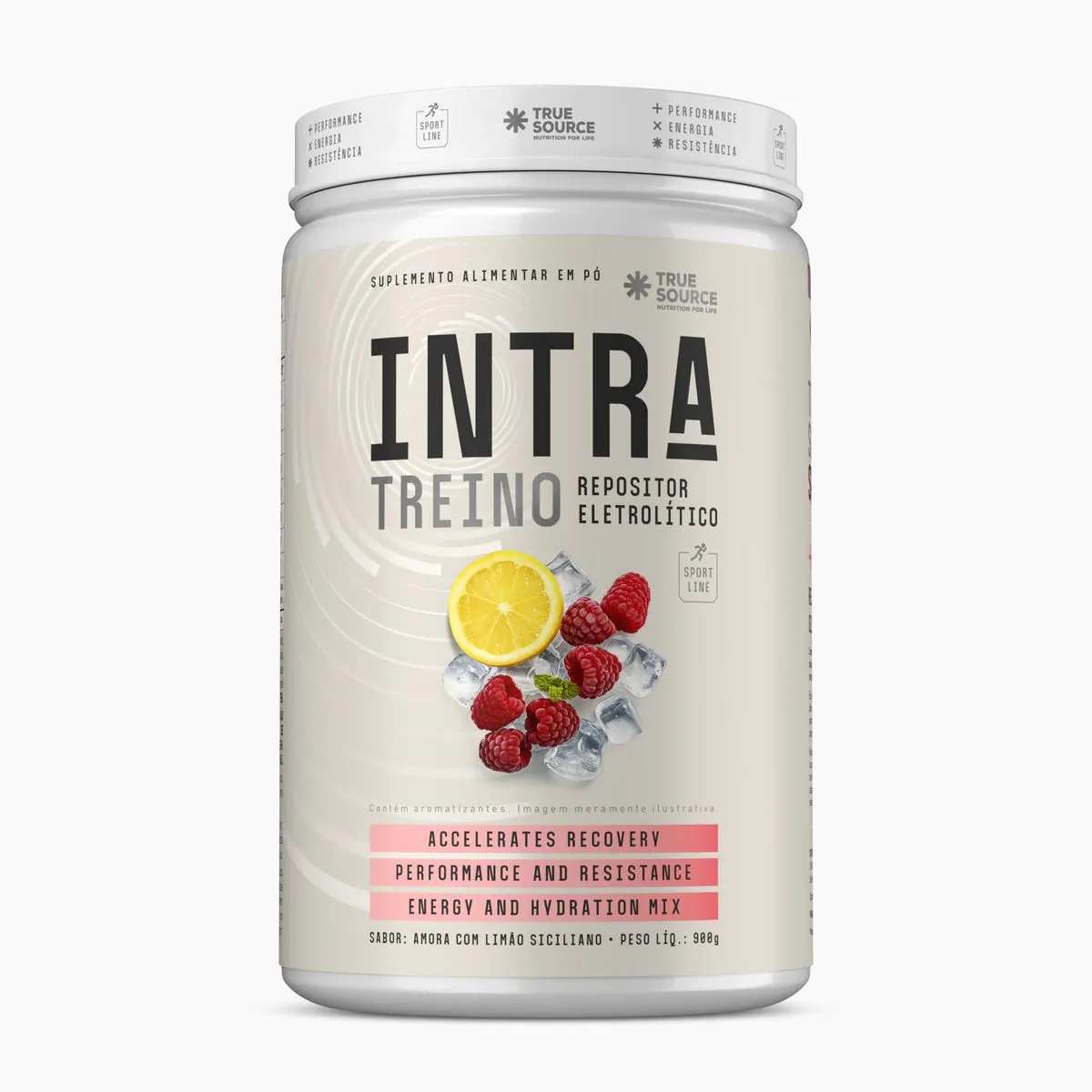 Intra-Treino Repositor Eletrolítico Amora com Limão Siciliano 900g True Source