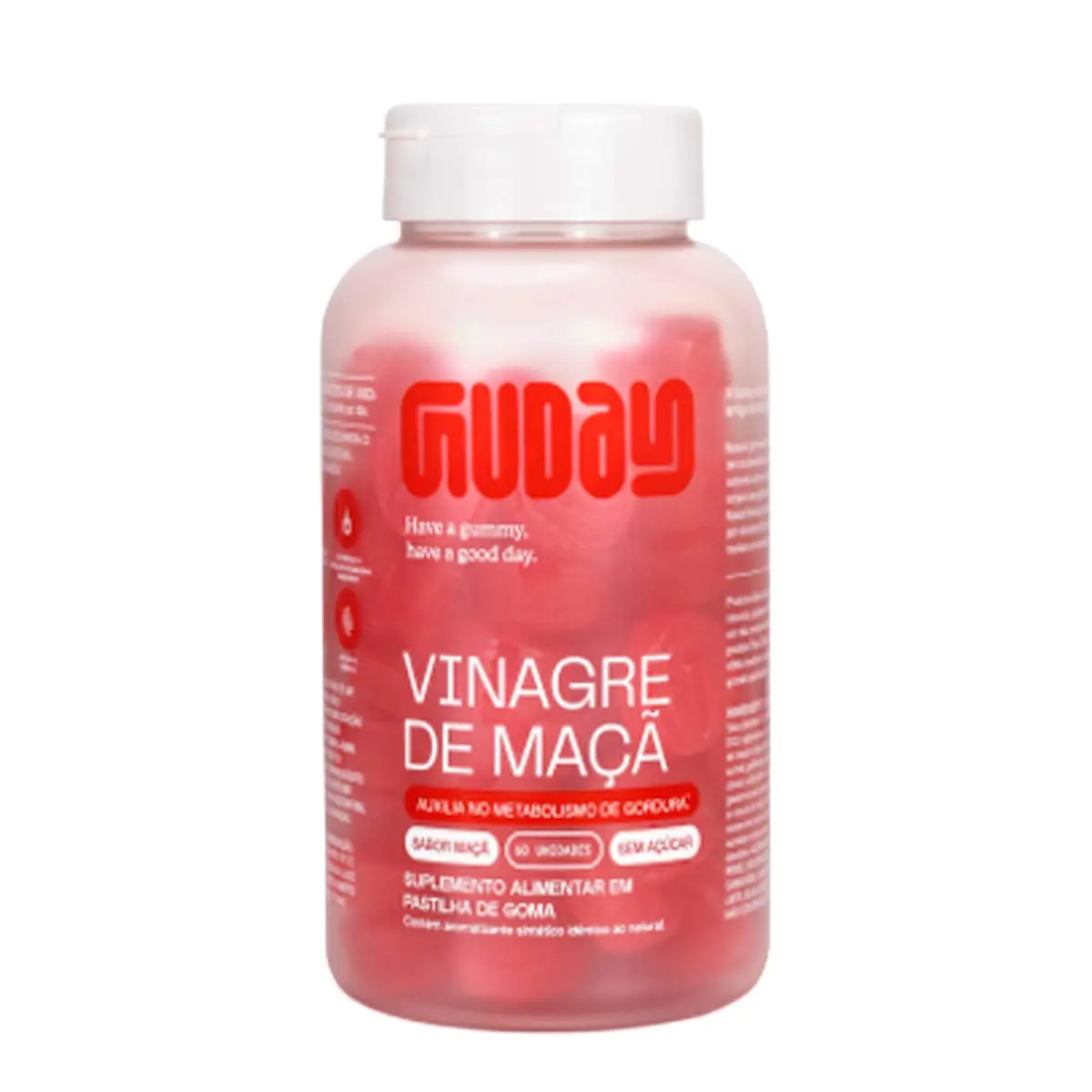 Suplemento Alimentar Guday Vinagre de Maçã 60 Gomas