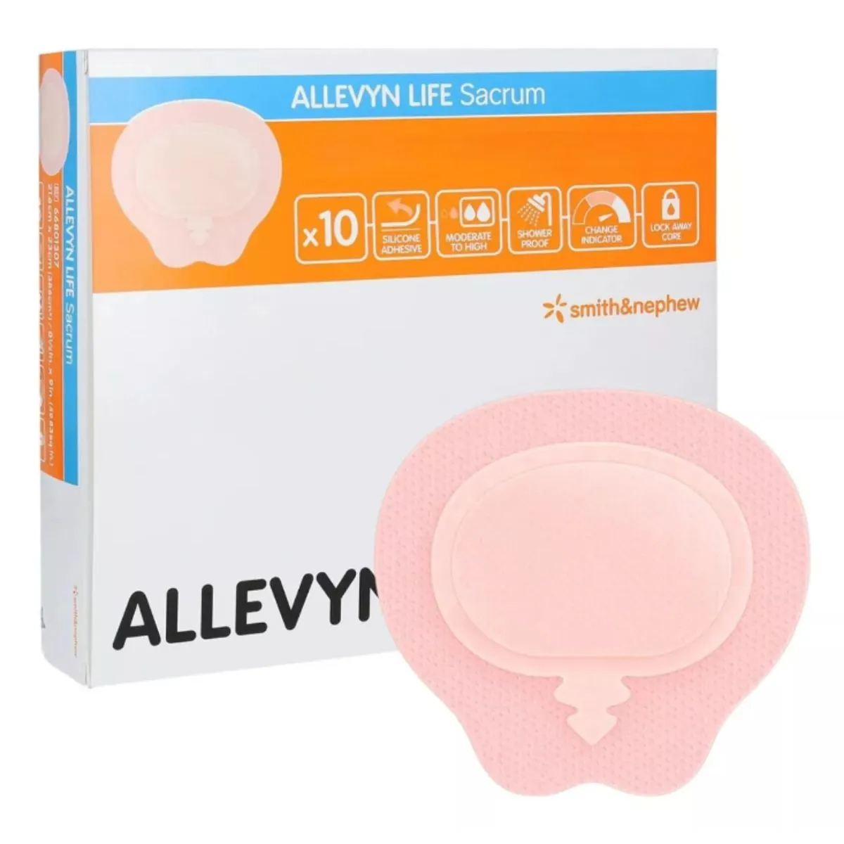 Curativo Allevyn Life Sacrum com Espuma 17,2cm X 17,5cm - Smith&Nephew