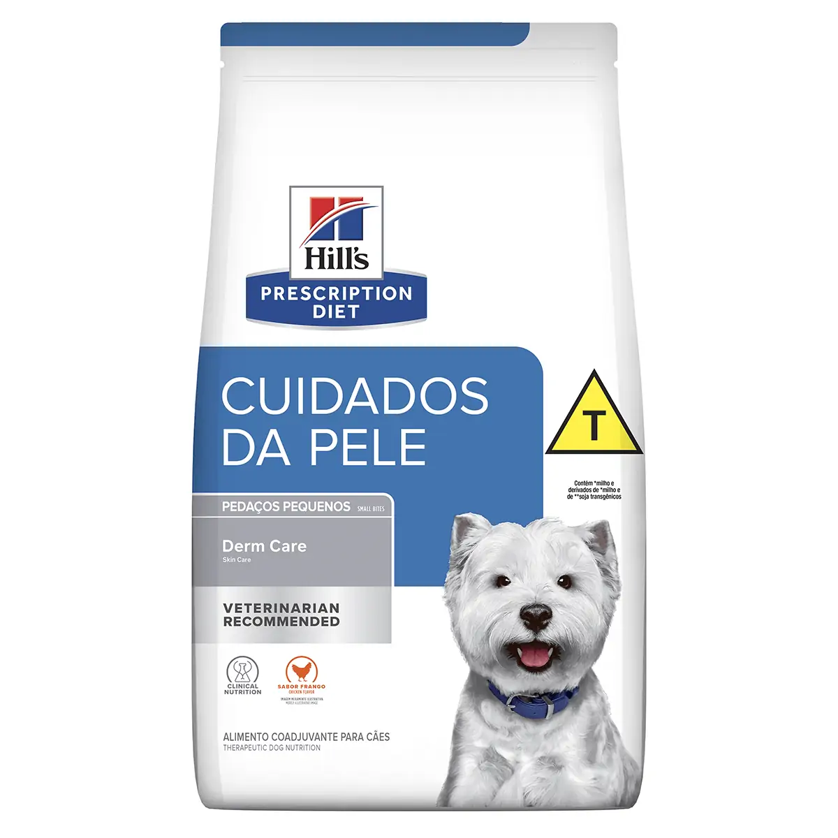 Ração Hill s Prescription Diet Cães Cuidado da Pele Pedaços Pequenos 7,5kg