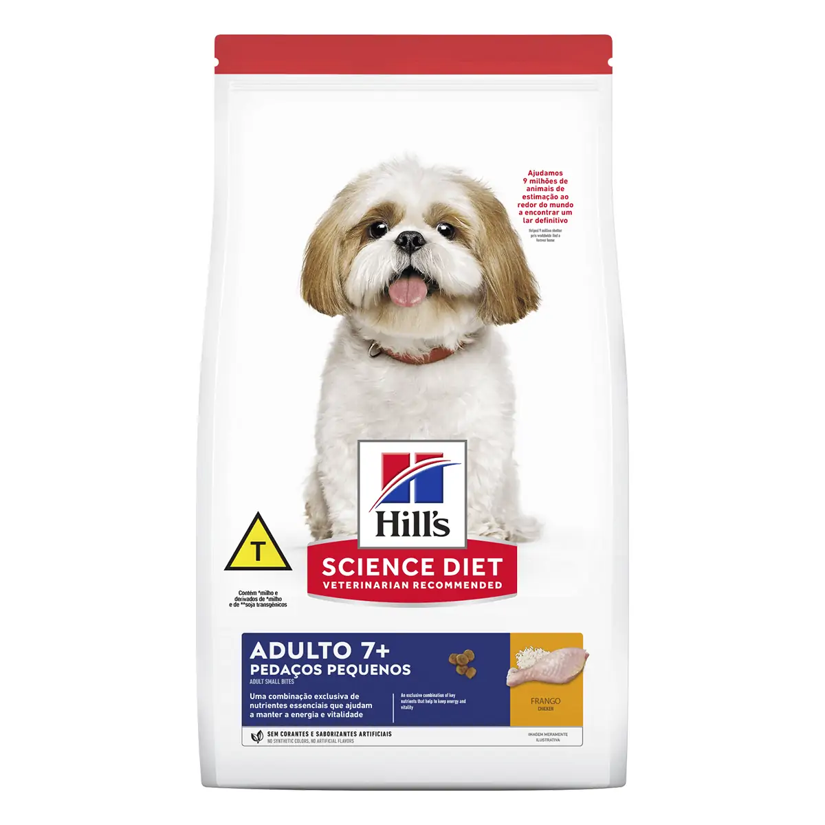 Ração Hill s Science Diet Cães Adultos 7+ Pedaços Pequenos 800g