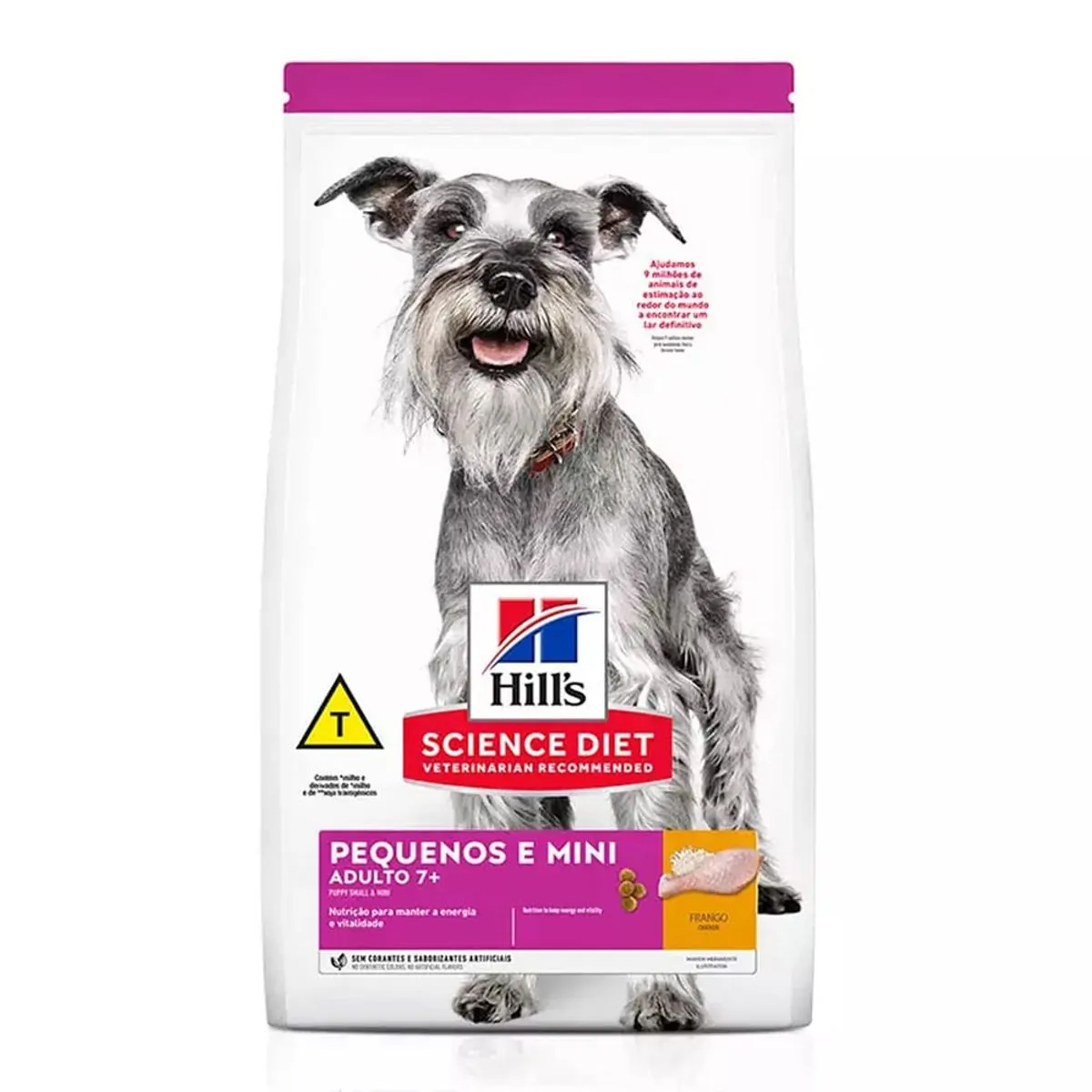 Ração Hill s Science Diet Cães Adultos 7+ Pequenas e Mini 800g