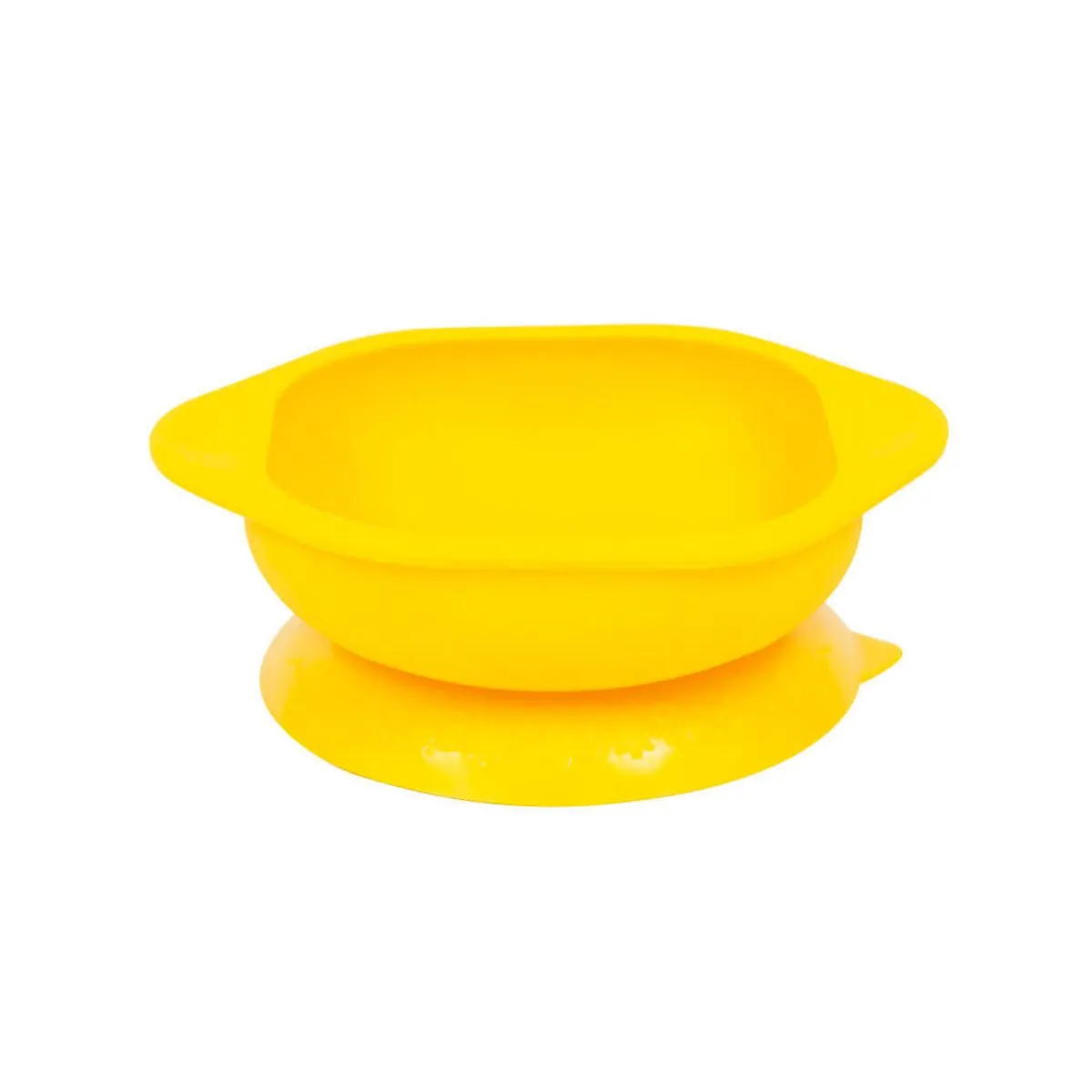 Tigela em Silicone com Sucção para Microondas Girafa Amarela - Marcus&Marcus