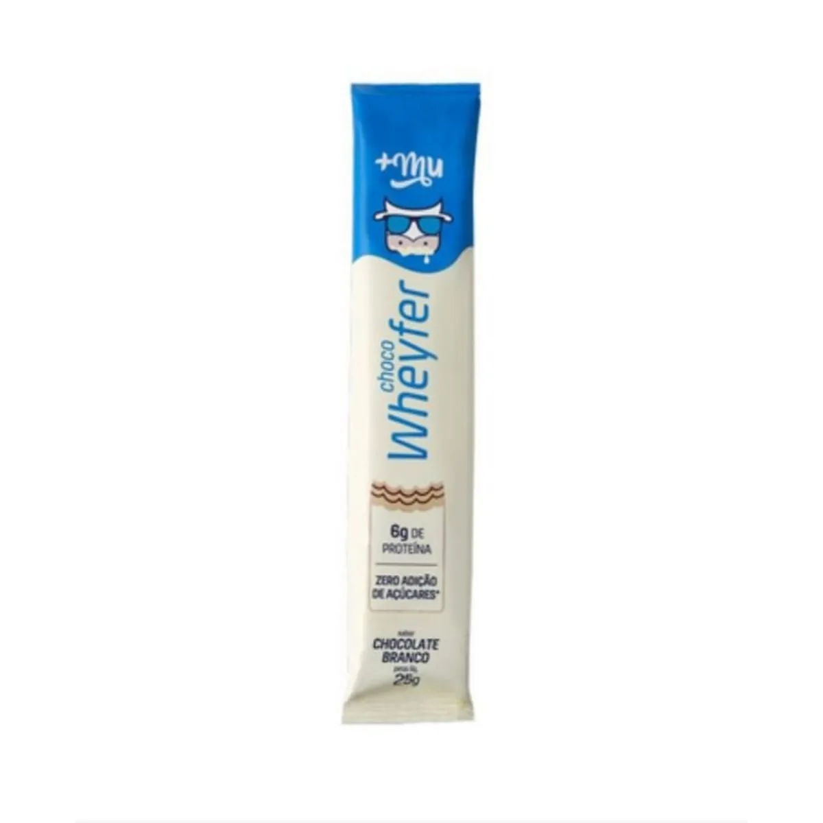 Choco Wheyfer Sabor Chocolate Branco com 25g - Mais Mu