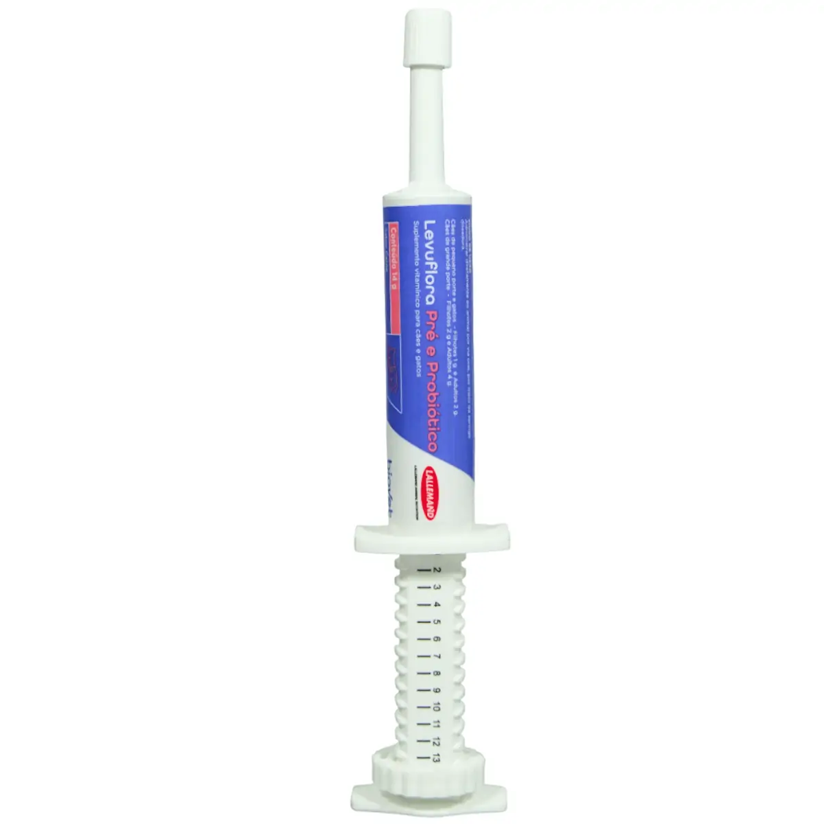 Levuflora Pré e Probiótico 14g Para Cães e Gatos Sabor Carne Biovet