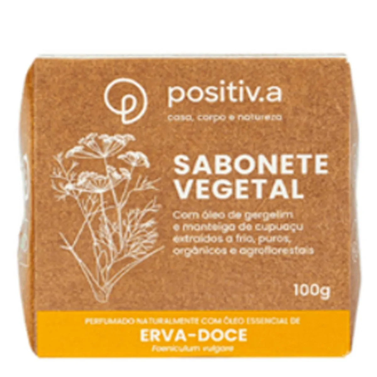 Sabonete Vegetal Positiva Erva Doce 100g