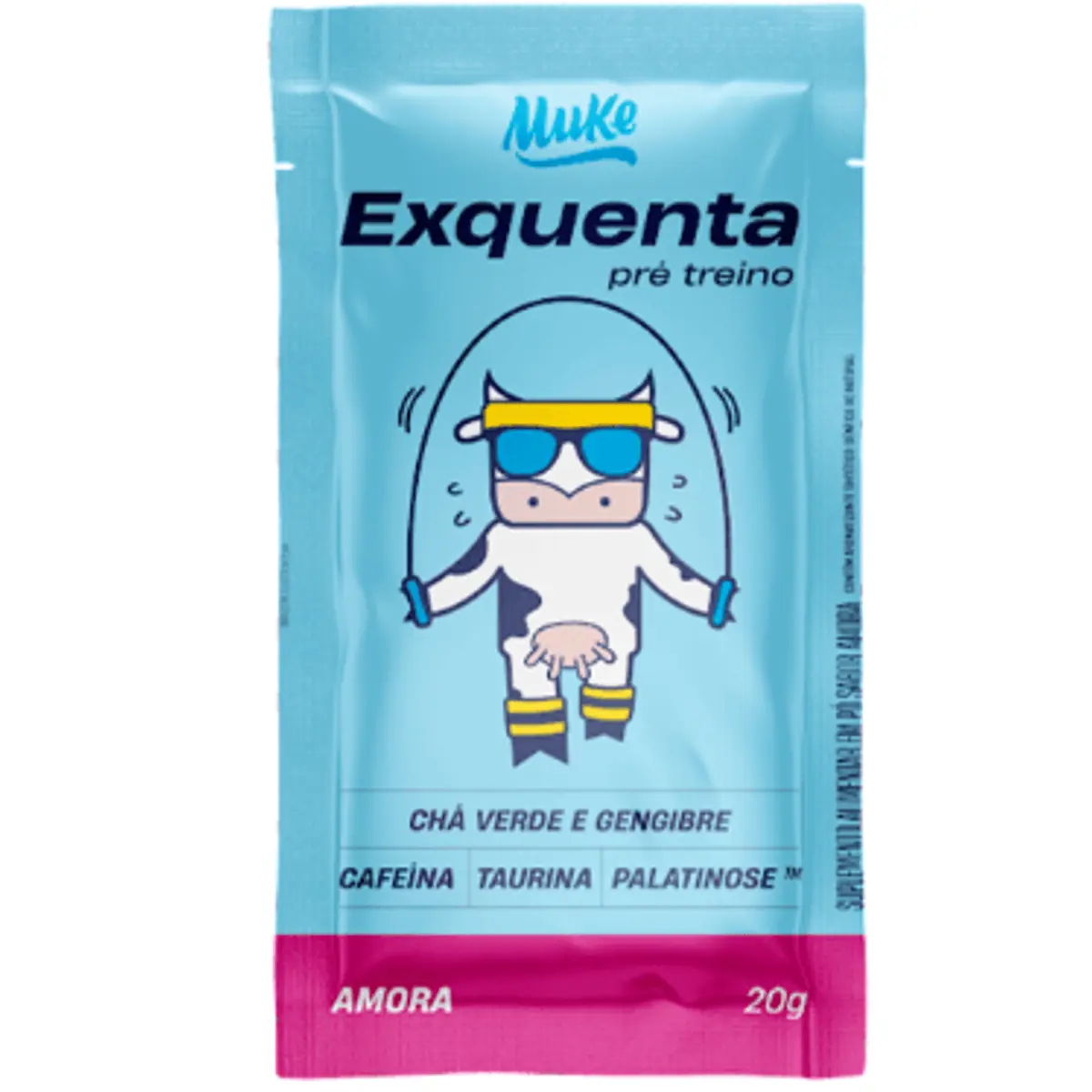 Muke exquenta pré treino sabor amora de 20g - Mais Mu