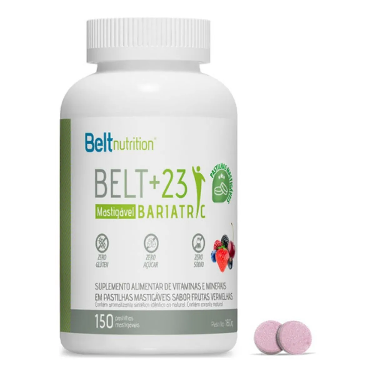 Belt+23 Bariatric Plus Mastigável- Frutas Vermelhas
