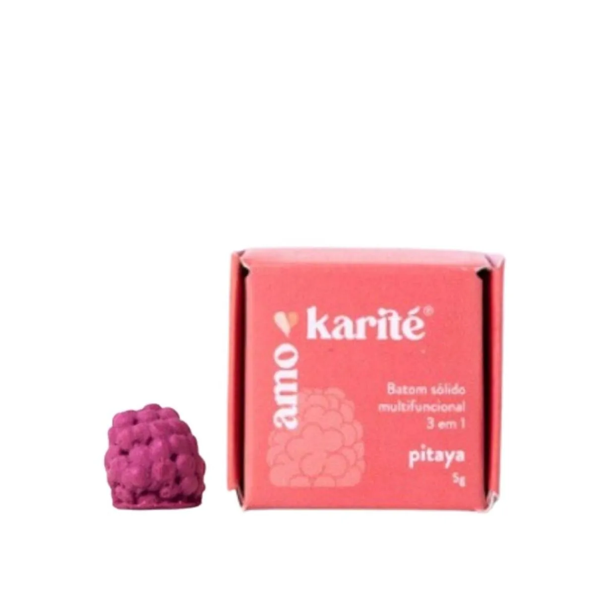 Amokarité Batom Sólido Multifuncional 3 em 1 - Pitaya 5g