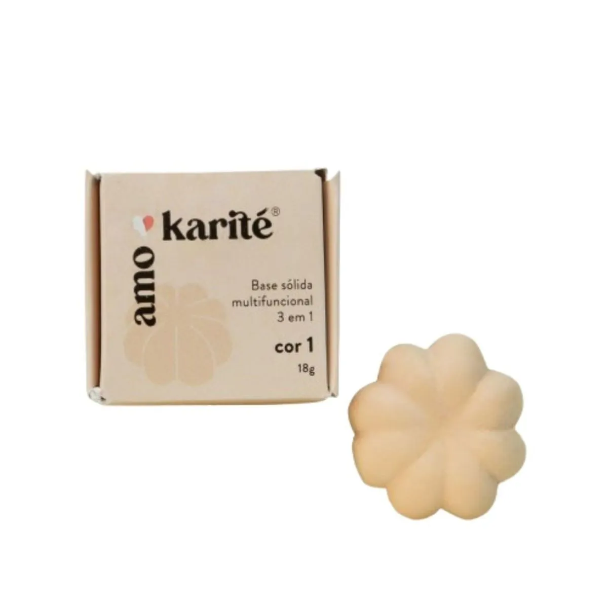 Amokarité Base Sólida Multifuncional 3 em 1 - AK 1.0 15g