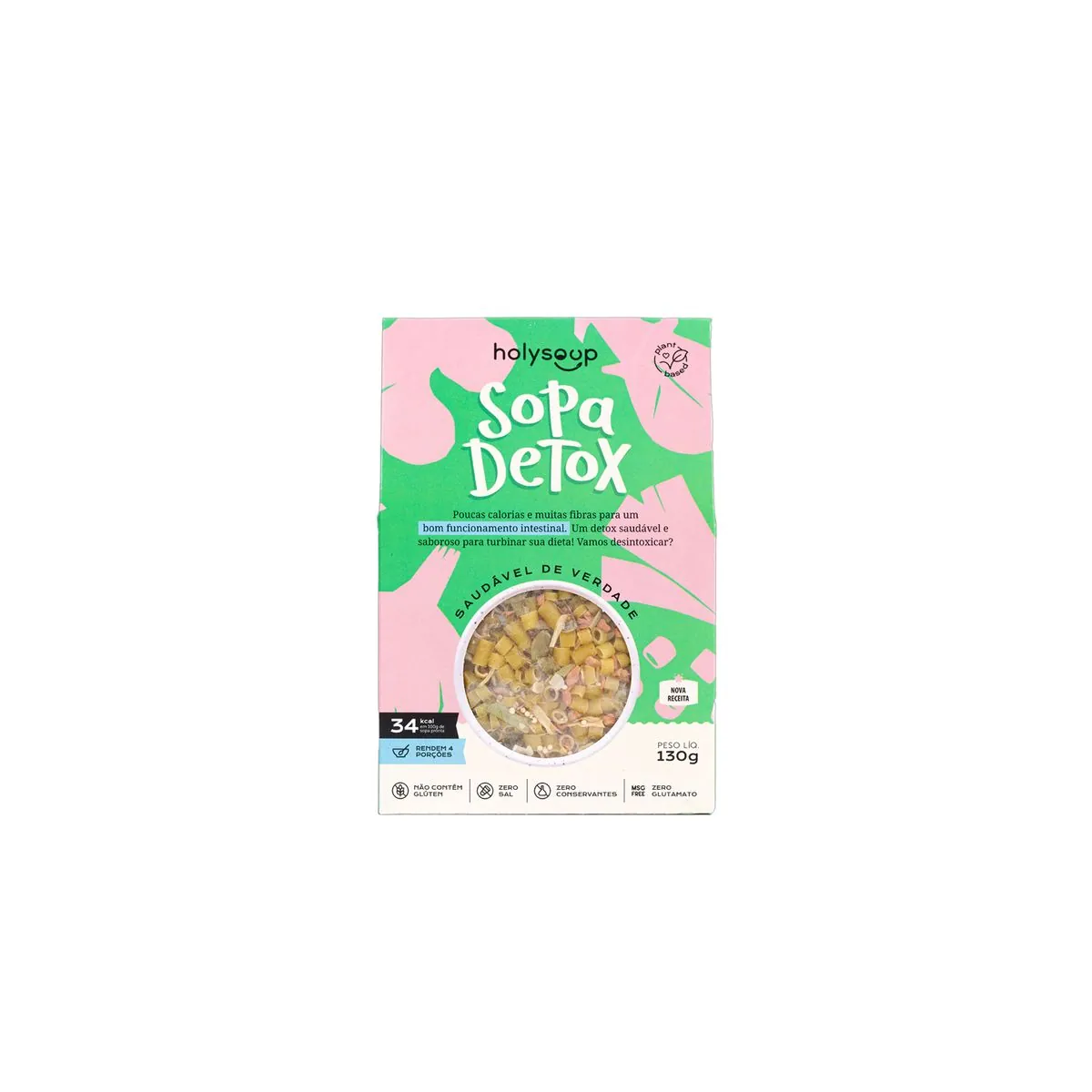Sopa Detox Sem Glúten Holysoup 130g