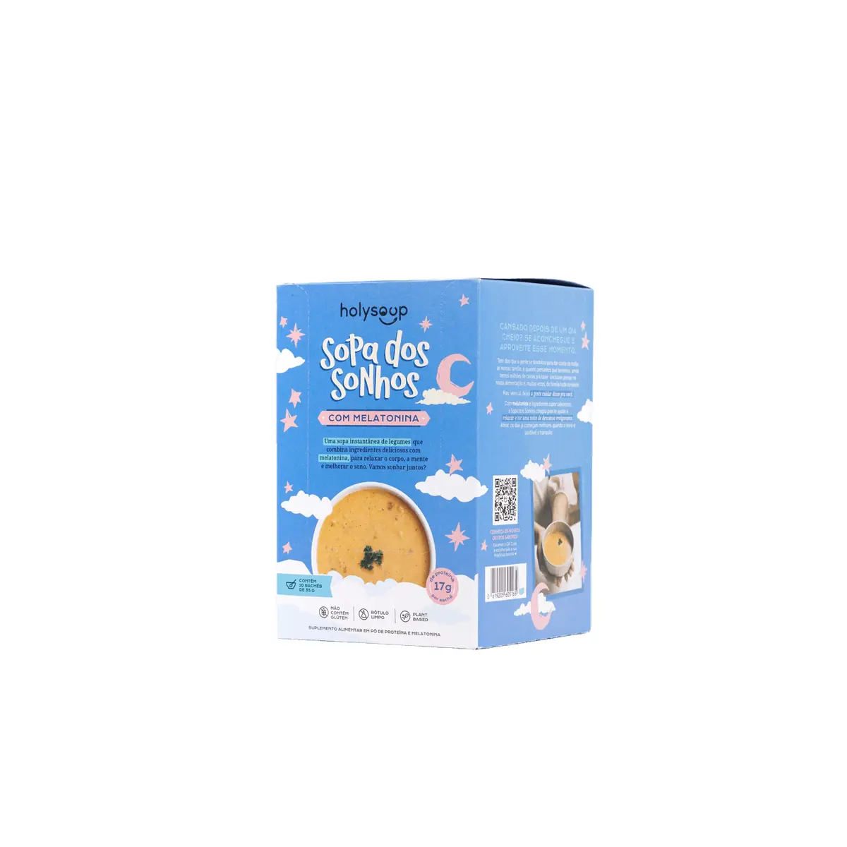 Sopa dos Sonhos com Melatonina 35g Holysoup 10 Sachês