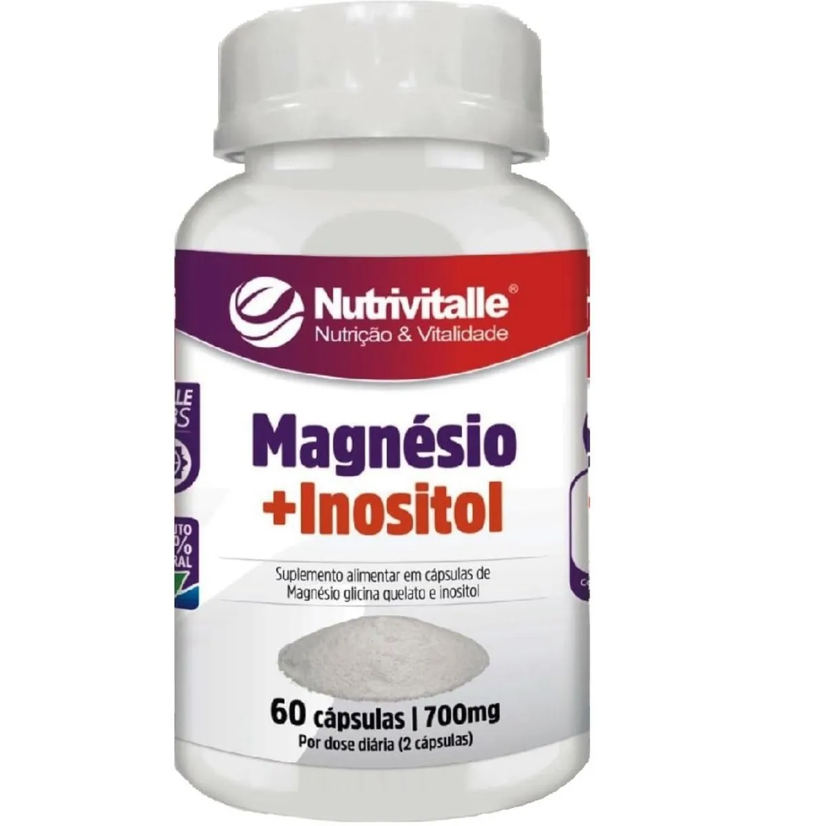 MAGNESIO + INOSITOL 700MG 60 CAPS NUTRIVITALLE