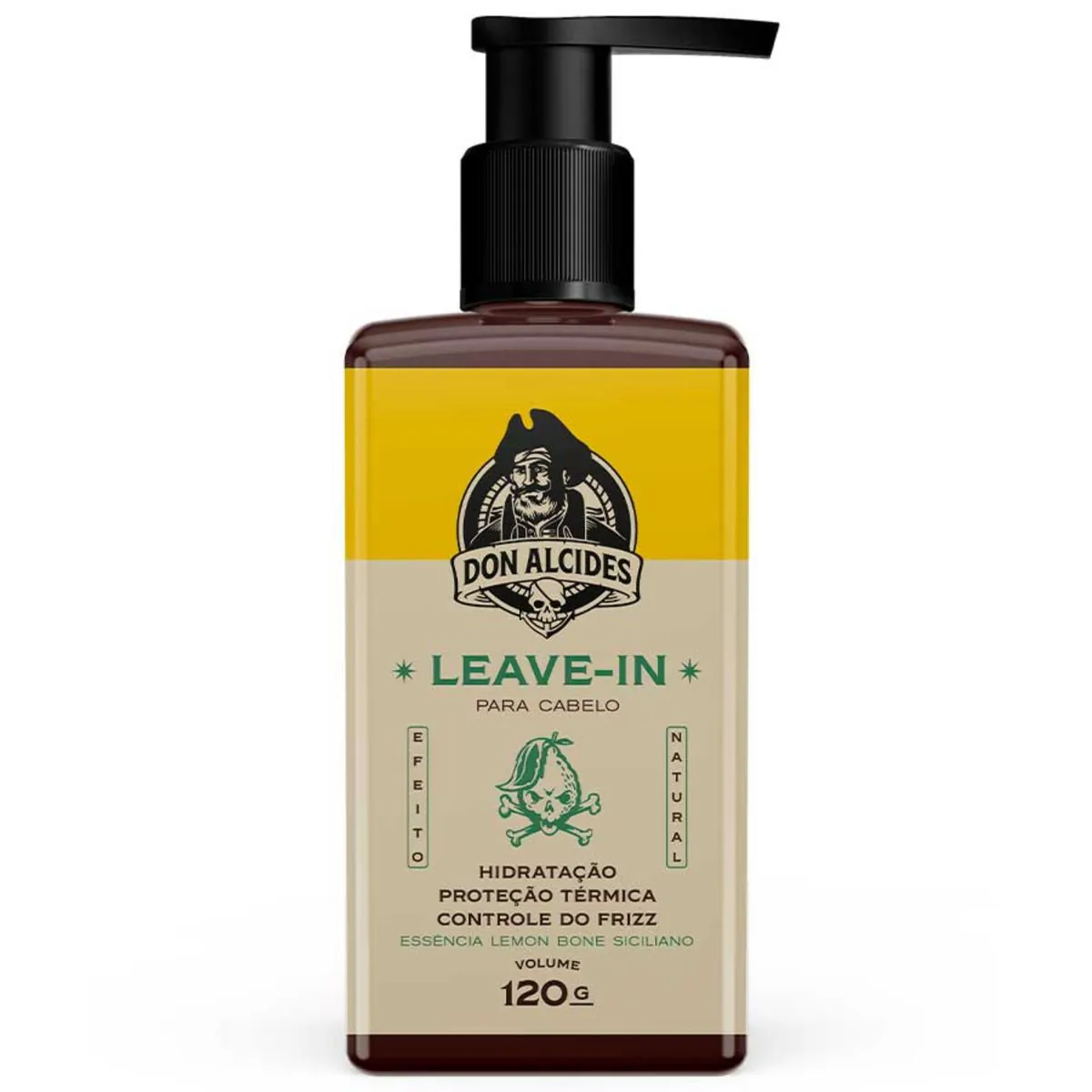 Leave-in para Cabelo Lemon Bone com Proteção Térmica 120g Don Alcides