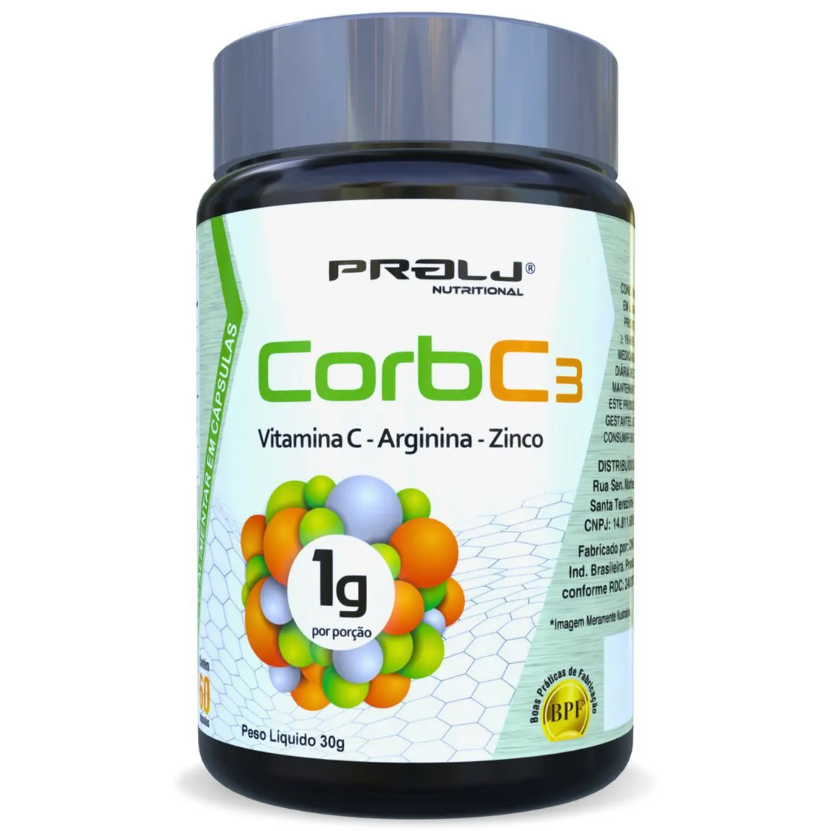 CORB C3 1000MG NA PORÇÃO 60 CÁPSULAS