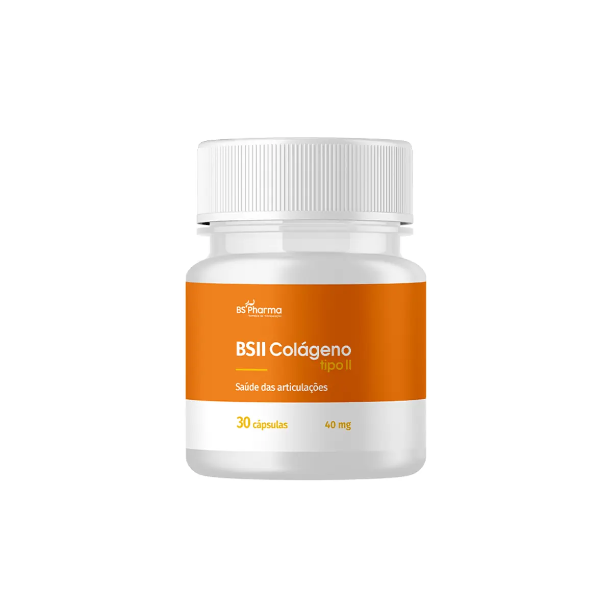 BS II Colágeno Tipo 2 40 mg 30 Cápsulas BS Pharma