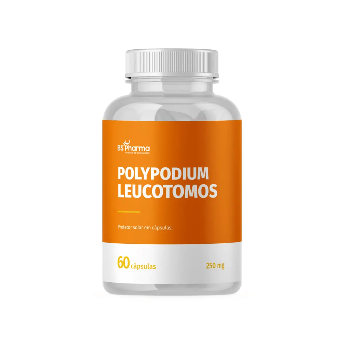 Protetor solar em cápsulas (Polypodium leucotomos) - 250 mg - 60 Cápsulas