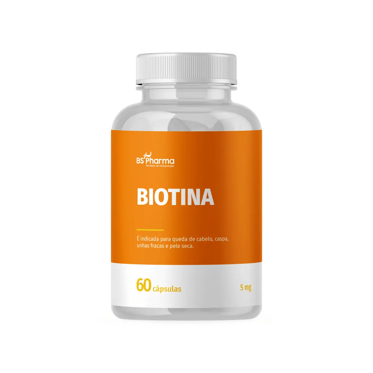 Biotina 5 mg - 60 Cápsulas