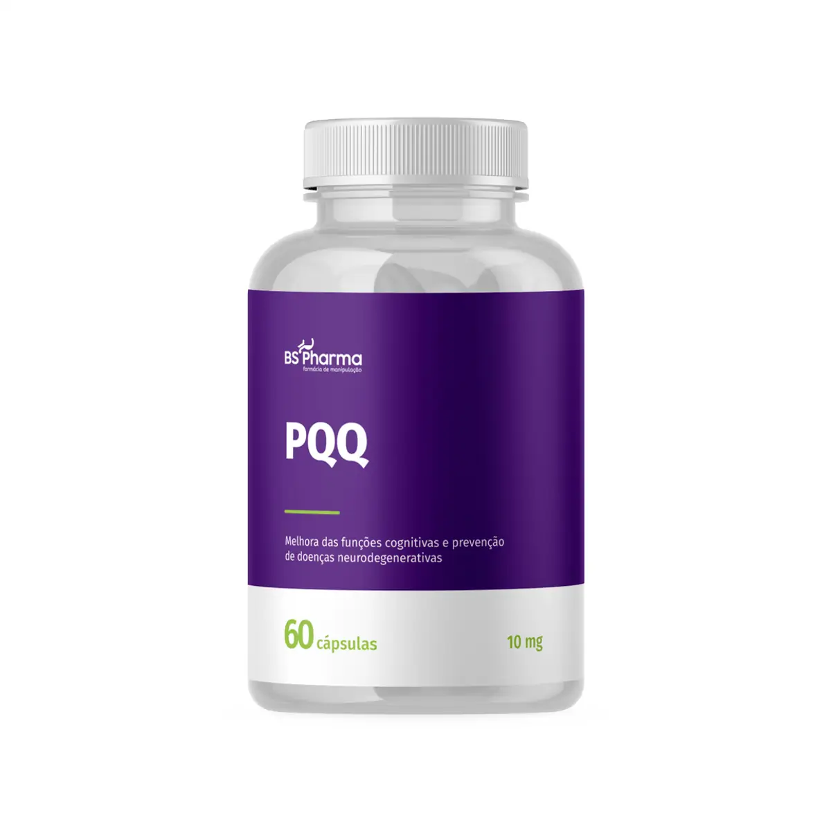 PQQ 10mg (Pirroloquinolina Quinona) - 60 Cápsulas 60 Cápsulas