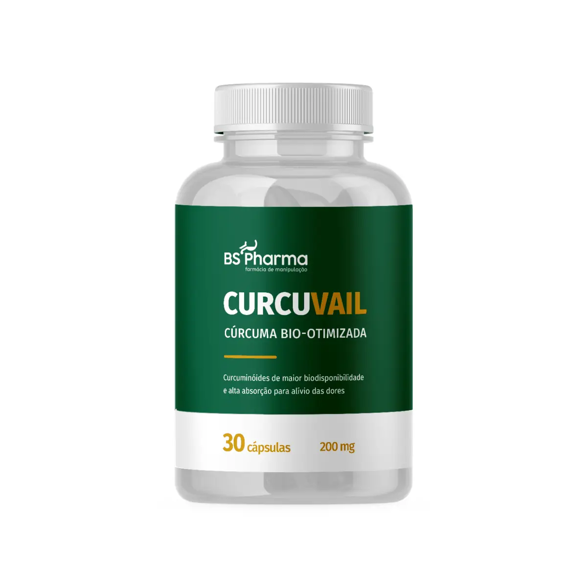 CurcuVail® – Curcuma Biotimizada 200mg - 30 Cápsulas