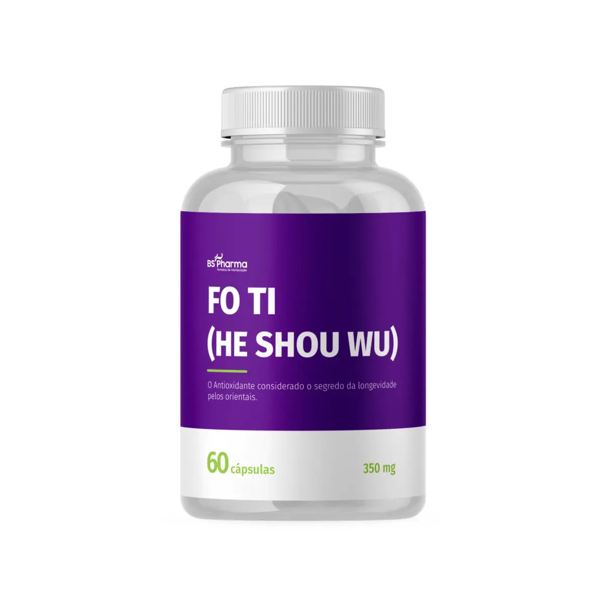 Fo Ti (He Shou Wu) 350 mg - 60 Cápsulas