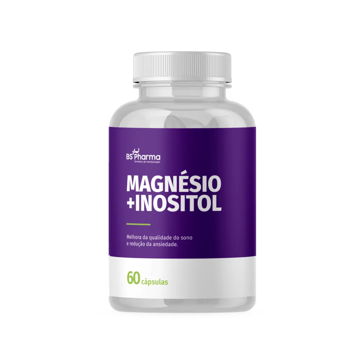Magnésio + Inositol - 30 doses 60 Cápsulas