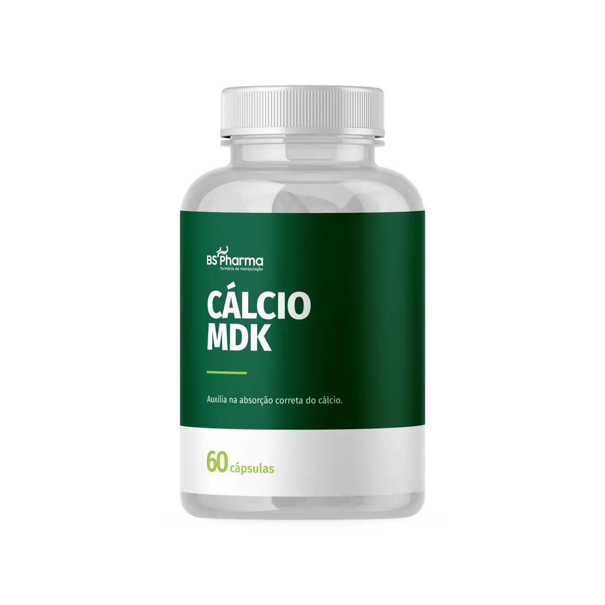 Cálcio MDK 60 Cápsulas BS Pharma
