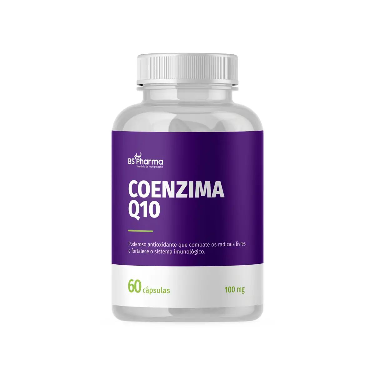 Coenzima Q10 100mg 60 Cápsulas BS Pharma