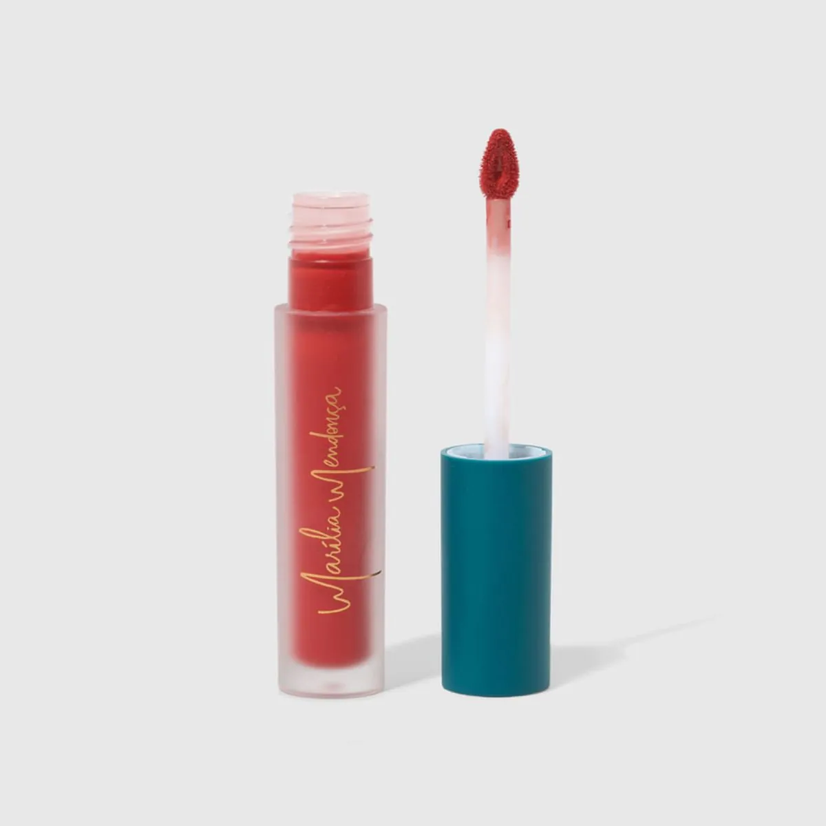 Batom Líquido Vermelho Marília Mendonça By Océane - Liquid Lipstick Super Star 4,2g Não