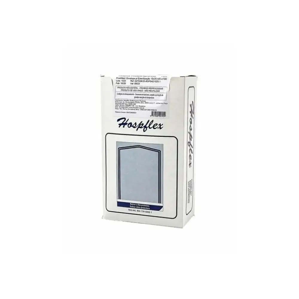 Envelope Auto-Selante 60mm x 130mm - Hospflex - 26.9429