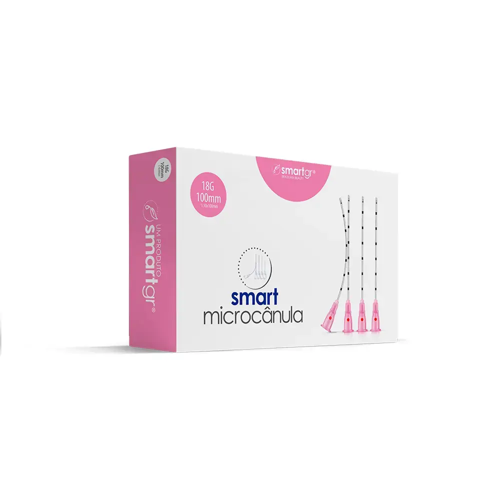 Smart Microcânula SC18G 100 MM Cx10 Smart GR