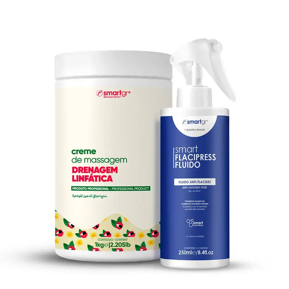 Smart Creme Drenagem + Smart Flacipress Fluido - Smart GR