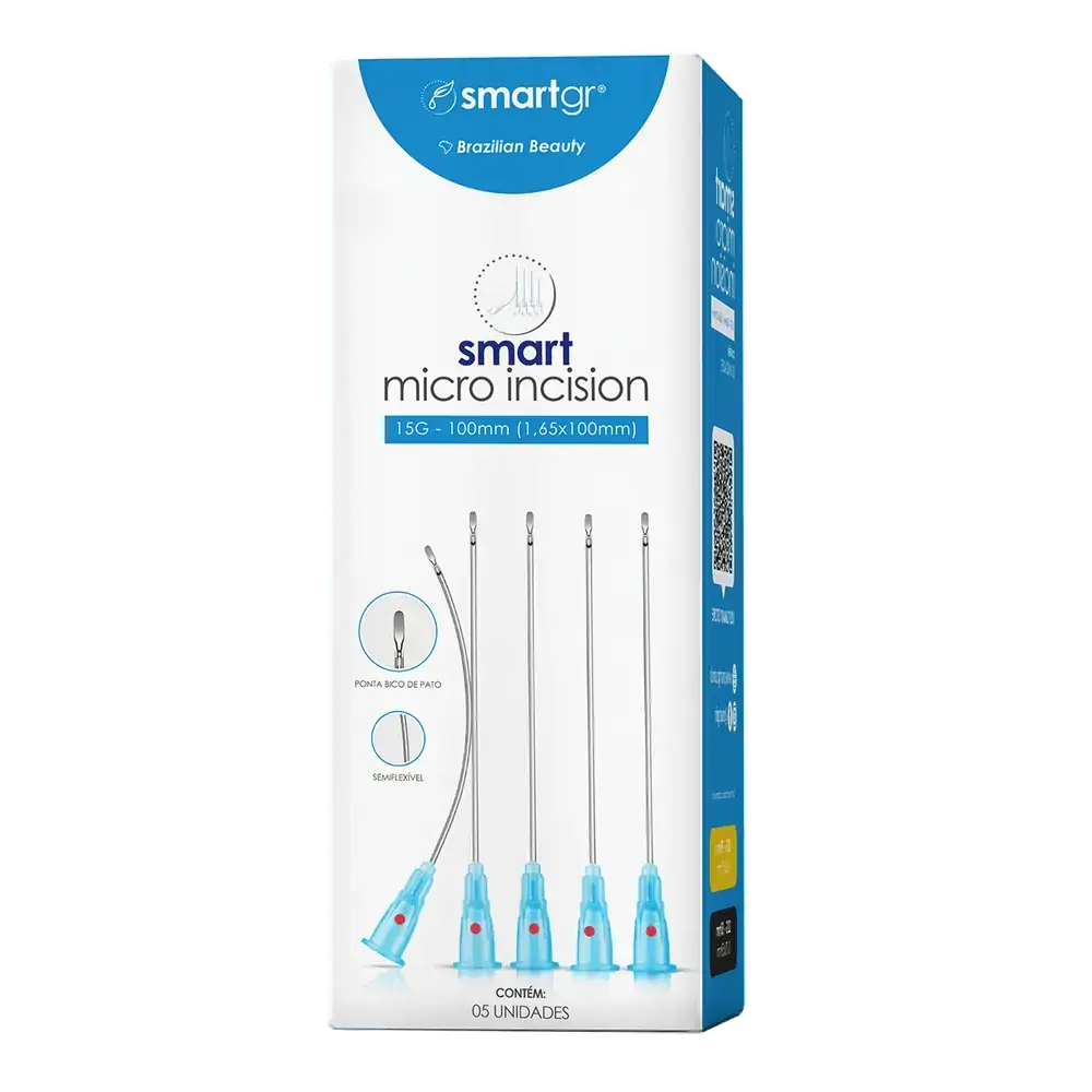 Smart Micro Incision - 15G/100mm Caixa com 05 - Smart GR