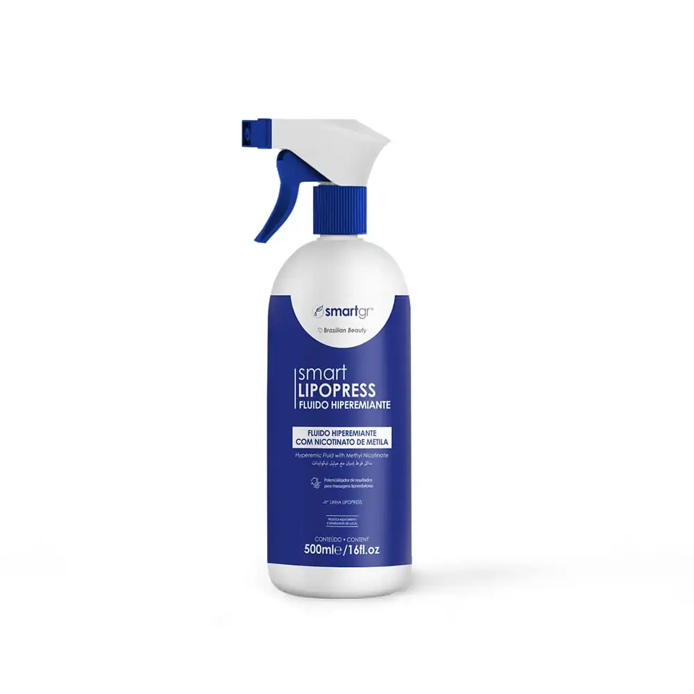 Smart Lipopress Fluido Hiperemiante - Fluido Termoativador Para Procedimentos Corporais - 500 ml - S