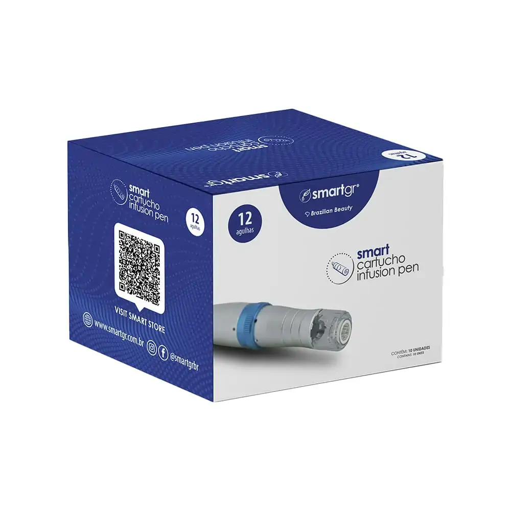 Smart Cartucho Infusion Pen 12 agulhas - Kit com 10 unidades - Smart GR