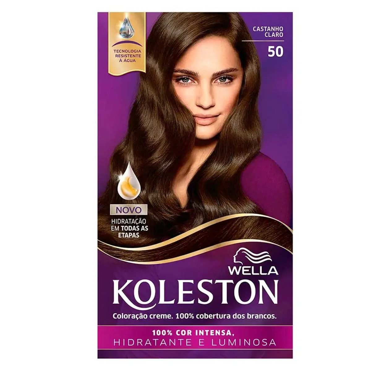 Coloração Koleston Kit Castanho Claro - 50