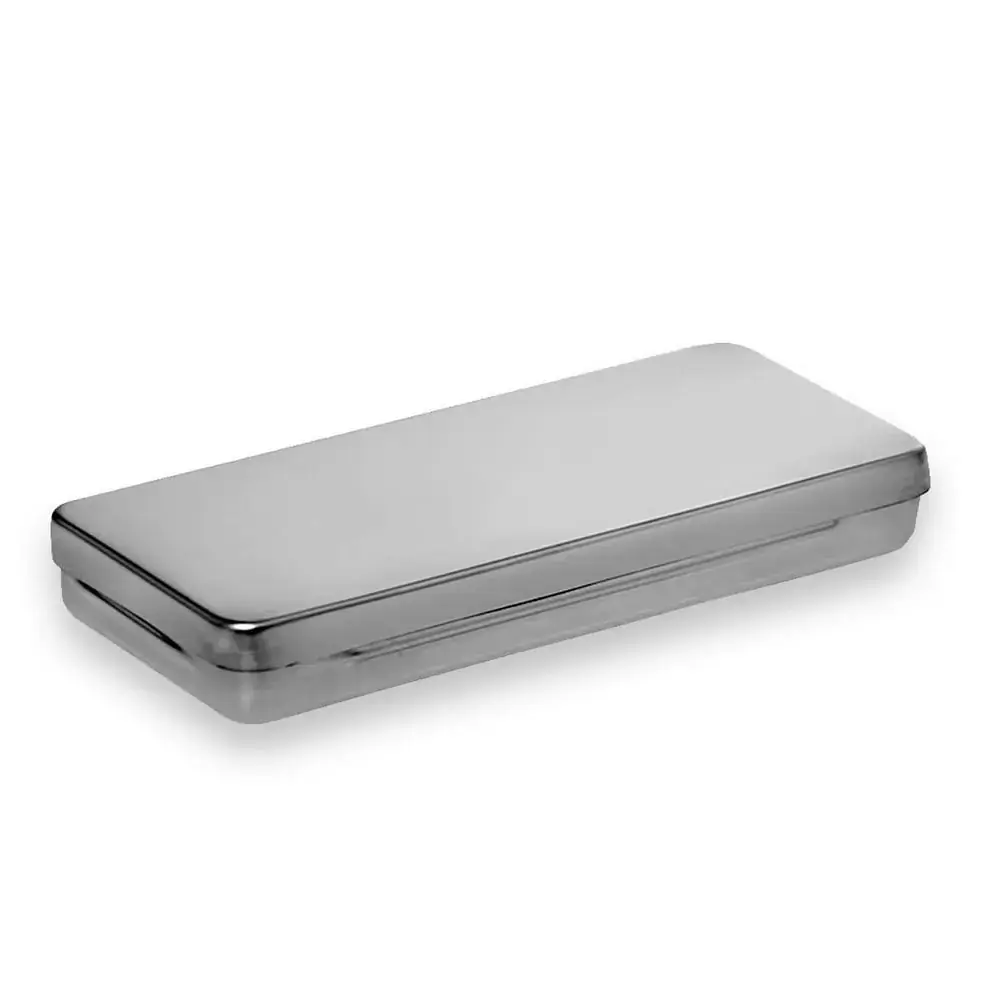 Estojo Liso Inox 18x7x2 cm - Fami