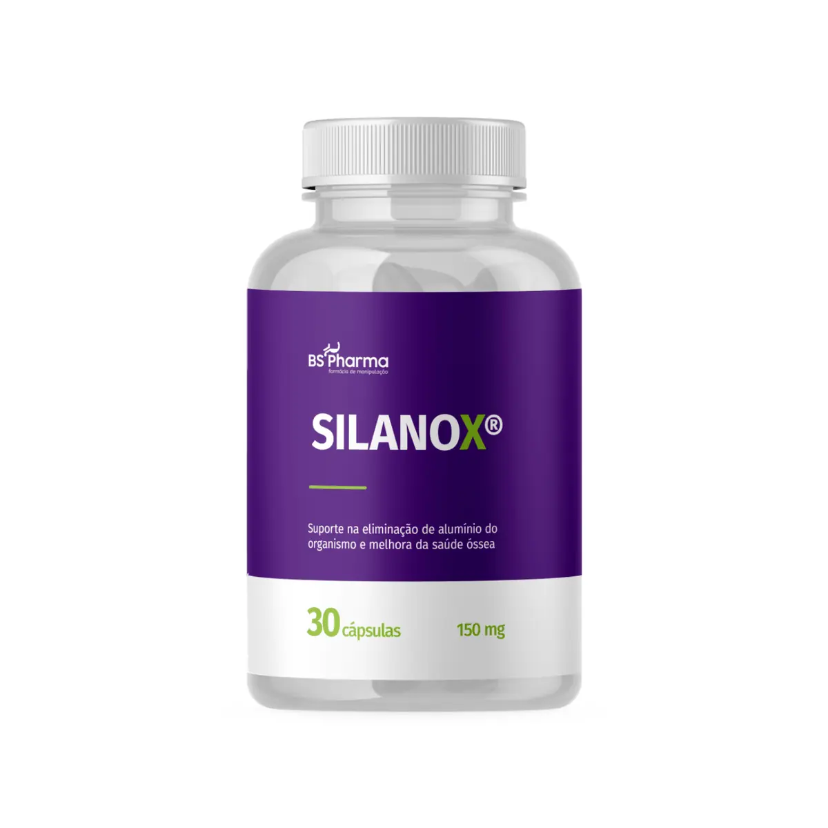 Silanox 150 mg - Detox de alumínio - 30 Cápsulas