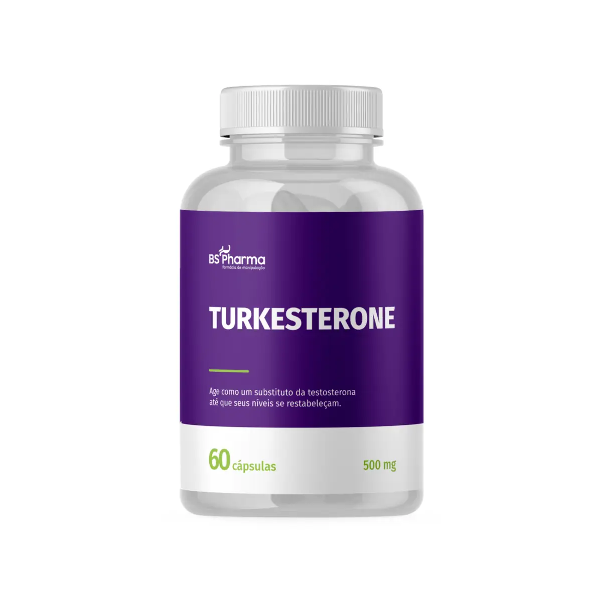 Turkesterone - 500 mg - 60 cápsulas