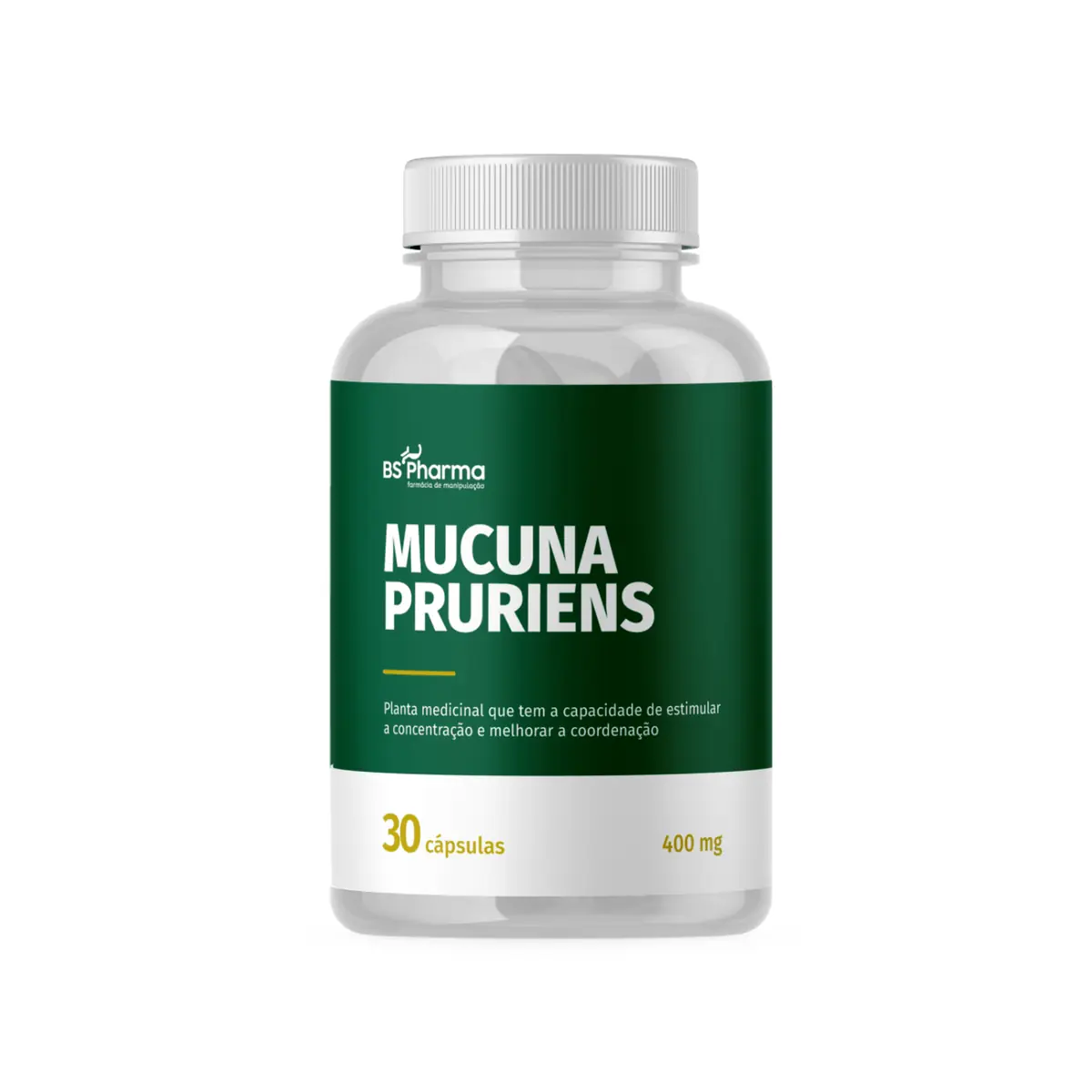 Mucuna Pruriens - 400 mg - 30 cápsulas