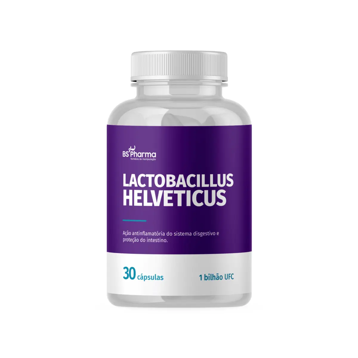 Lactobacilos Helveticus - 1 Bilhão UFC - 30 Cápsulas